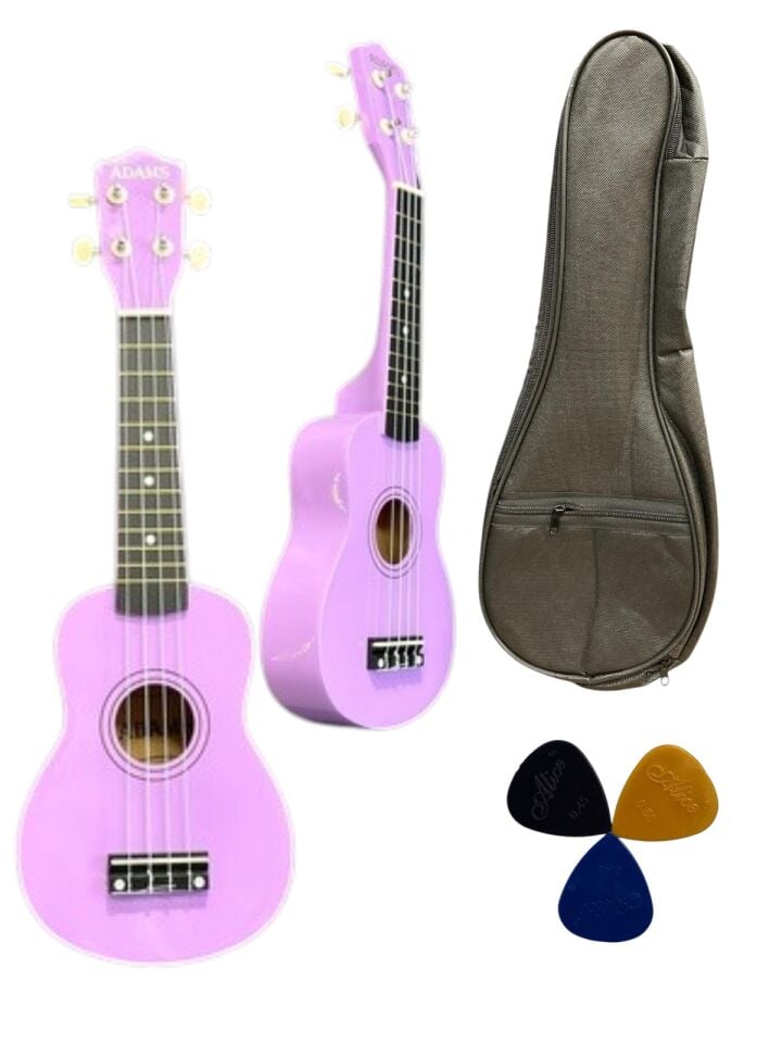 54 Cm Soprano Lila Ukulele (Kılıf ve Pena Dahil)