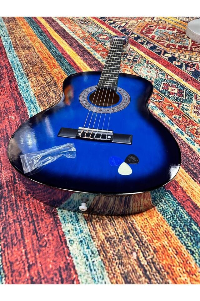 Mavi 7-11 Yaş 3/4 Klasik Gitar ( Kılıf Pena Dahil)