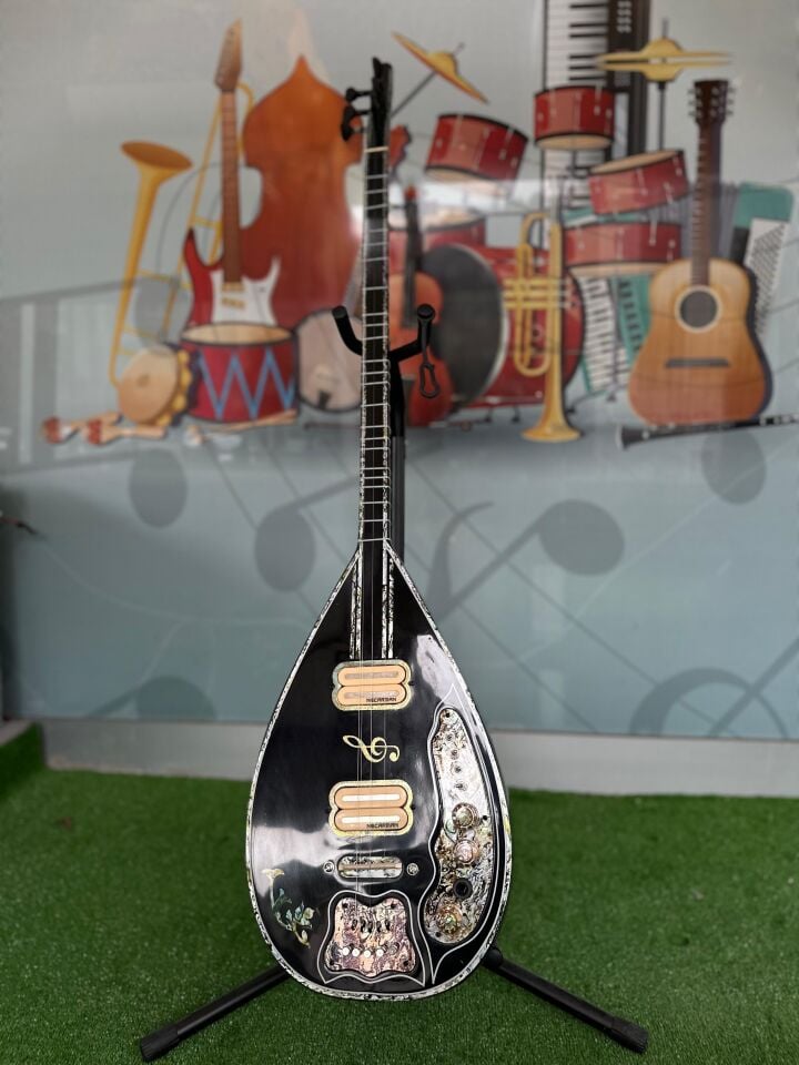 Profesyonel Elektro Bağlama Nacerman Manyetik (soft case dahil )