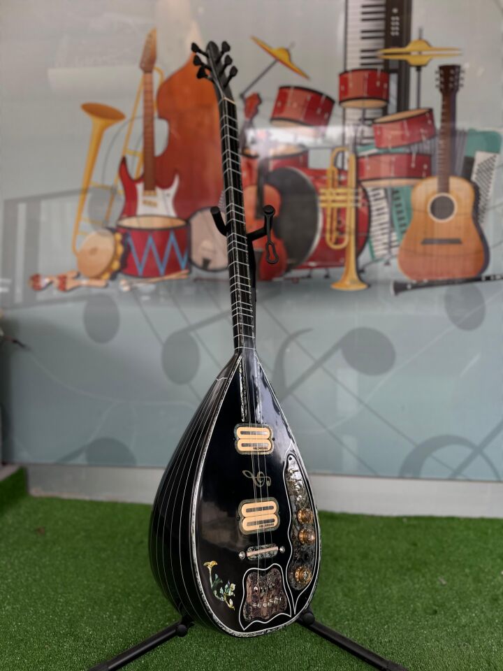Profesyonel Elektro Bağlama Nacerman Manyetik (soft case dahil )