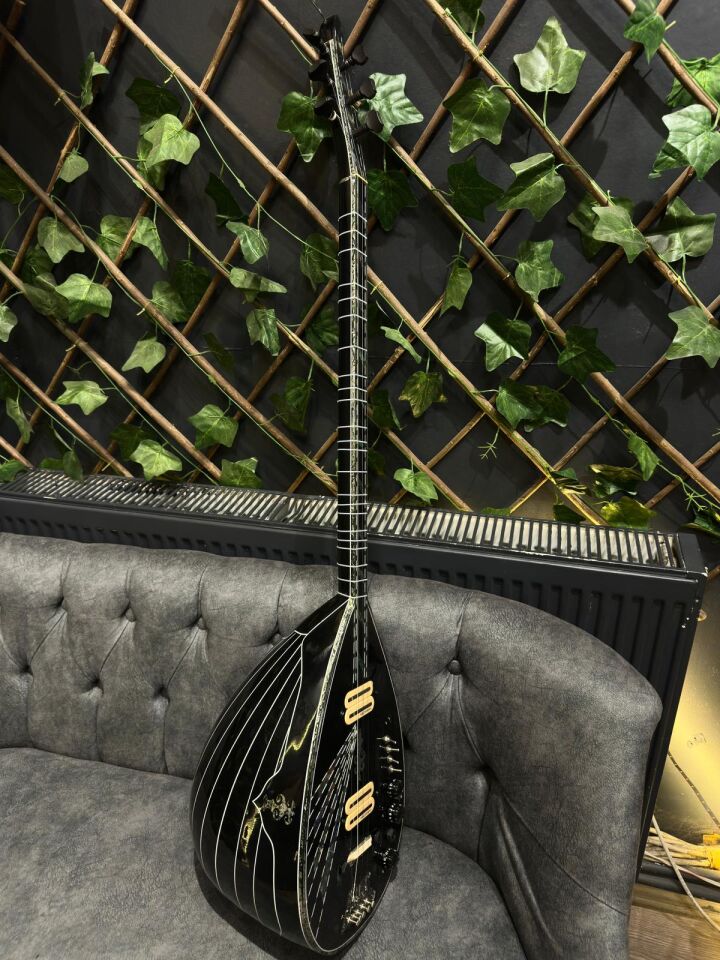 Profesyonel Siyah Elektro Bağlama Nacerman Manyetik (soft case dahil )