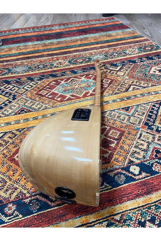 Ritimli Ekolayzırlı Kısa Sap Bağlama(Kılıf,Yedek Tel, Tezenedahil)