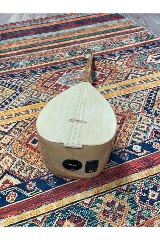 Ritimli Ekolayzırlı Kısa Sap Bağlama(Kılıf,Yedek Tel, Tezenedahil)