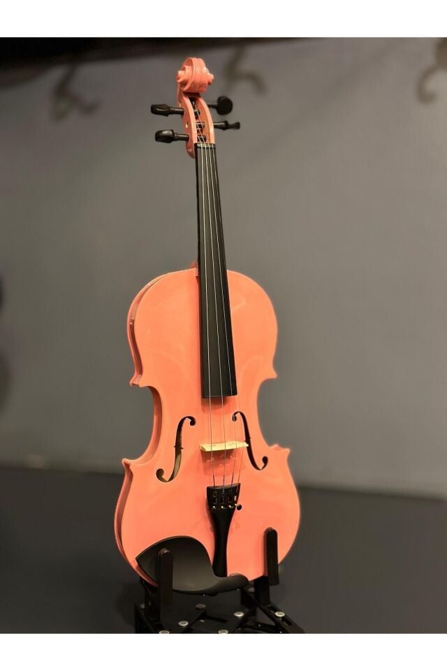 4/4 Tam Boy Pembe Keman ( Çanta,Yay,Reçine Dahil)