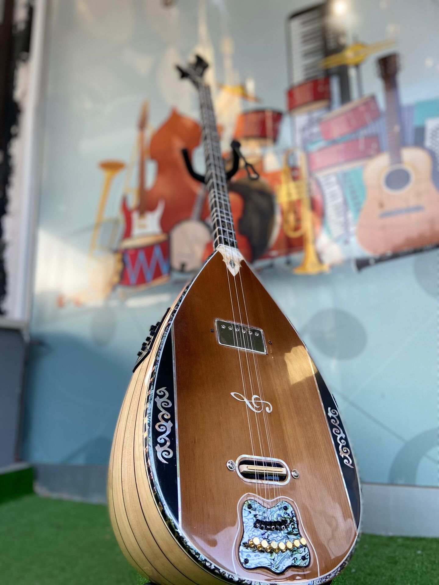 Ankara Elektro Bağlama Çift Kapak Ekolayzırlı (Soft Case Dahil)