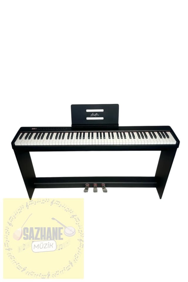 Digital Piyano Hassasiyetli 88 Tuş 3 Pedal