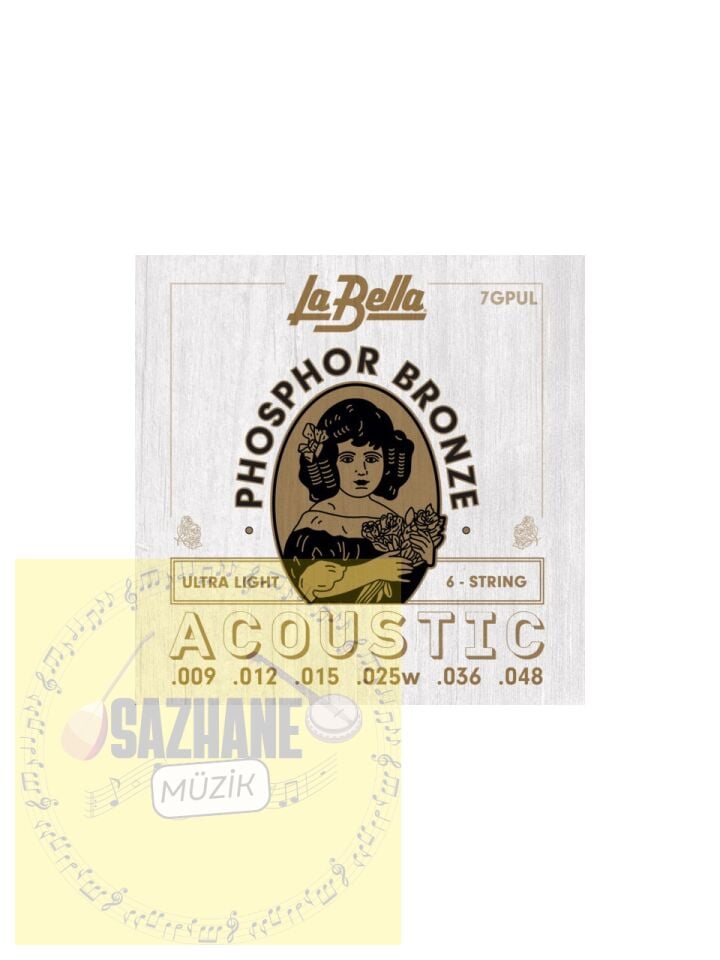 La Bella 7GPUL Akustik Gitar Teli (09-48)