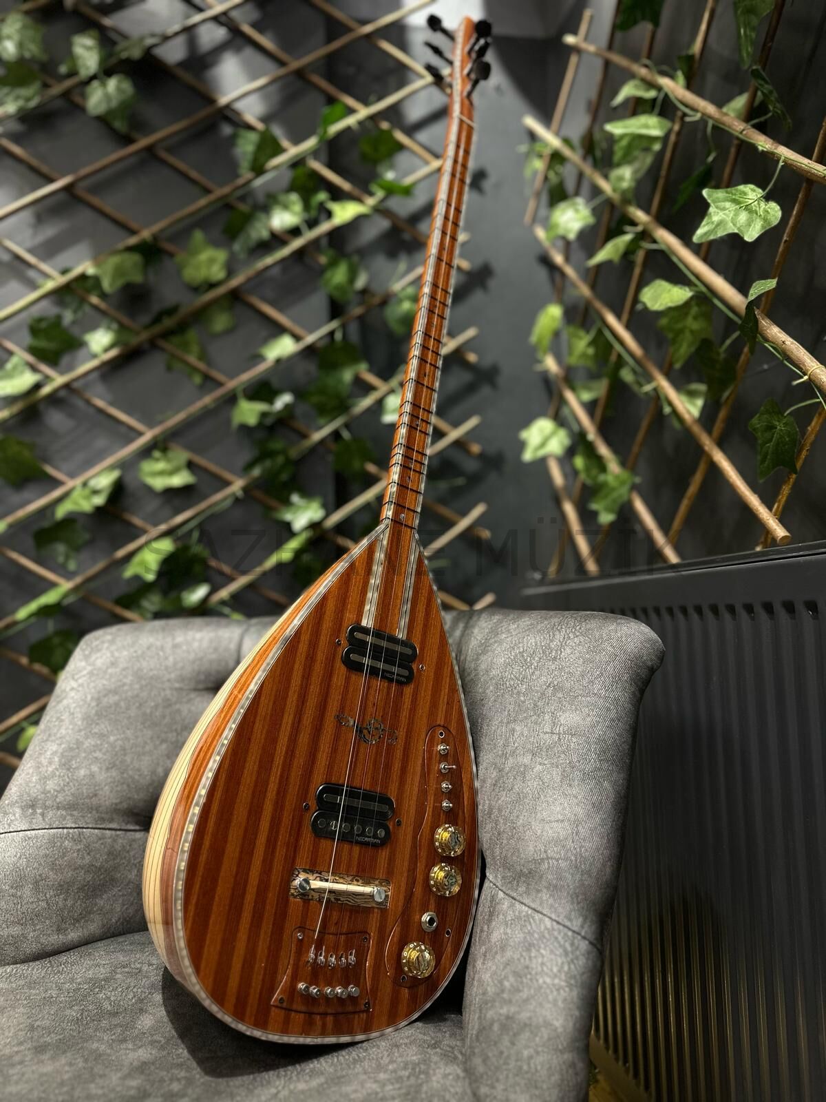 1. Sınıf Tam Profesyonel Maun Sap İşleme Elektro Bağlama