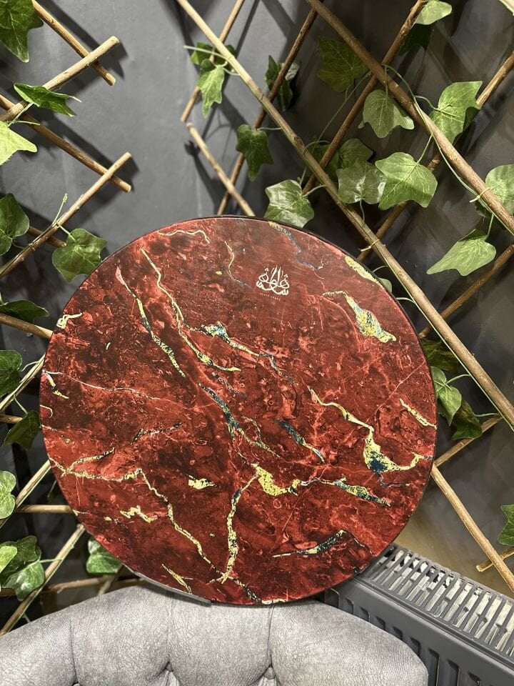 Kumlu Derili Profesyonel Erbane 55cm Kırmızı