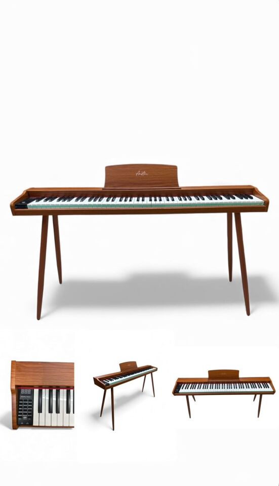 adp88 Fit Kahverengi 88 Tuş Dijital Piyano Ayaklı