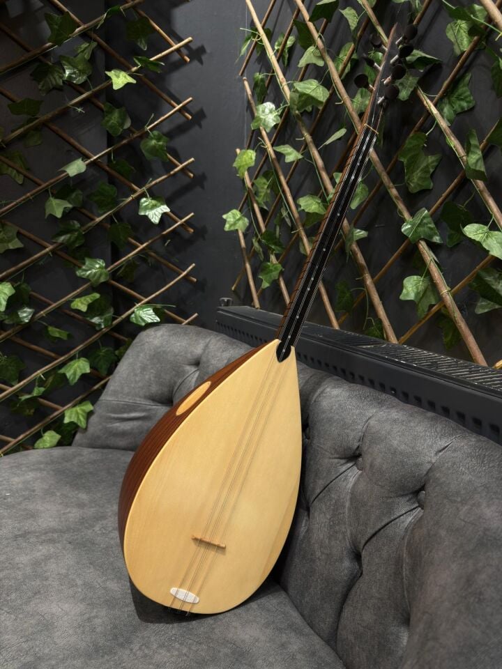 Kısa Sap Maun Tekne Profesyonel Bağlama (Soft Case Dahil)