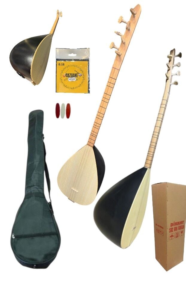 Kompozit Orta Düzey Kısa Sap Bağlama (Kılıf-Yedek Tel Tezene)