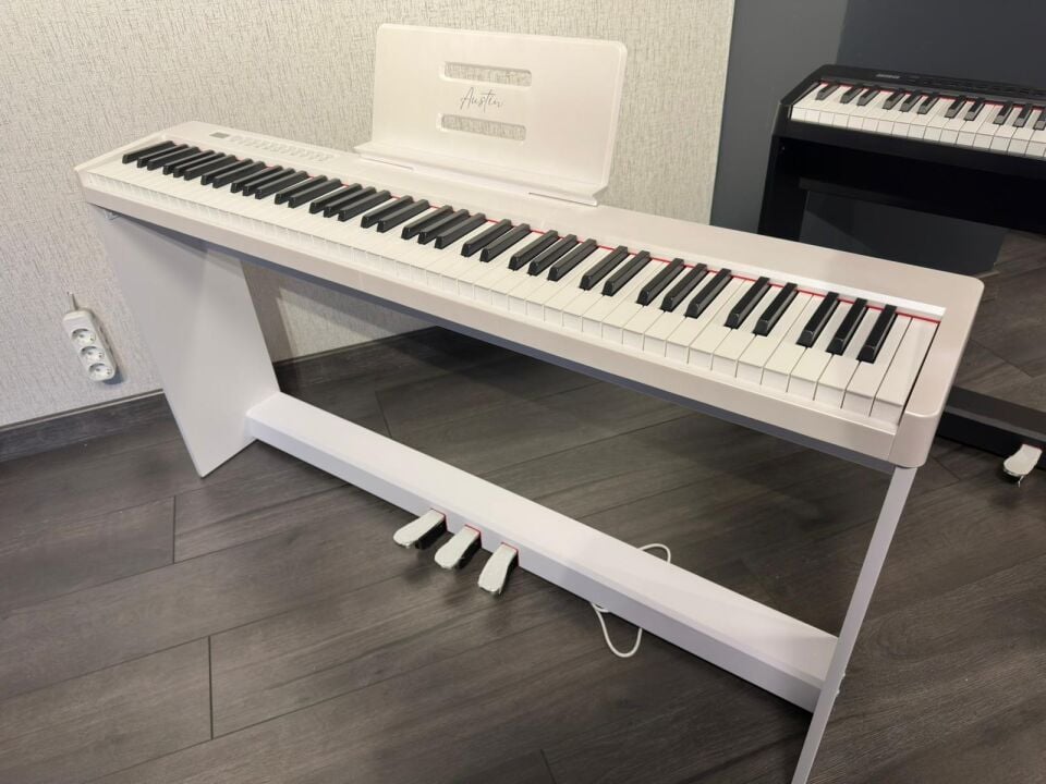 Adp88 Digital Piyano Hassasiyetli 88 Tuş 3 Pedal-wh