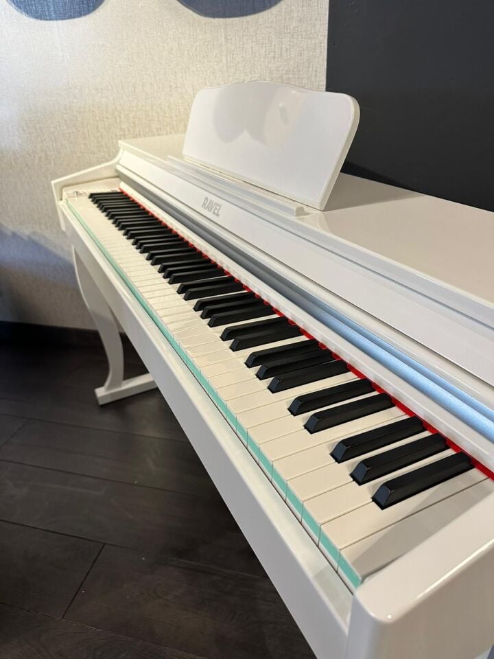 RDP 120 DİGİTAL PİYANO PARLAK LAKE BEYAZ 88 HAMMER ACTİON TUŞ TABURE KULAKLIK