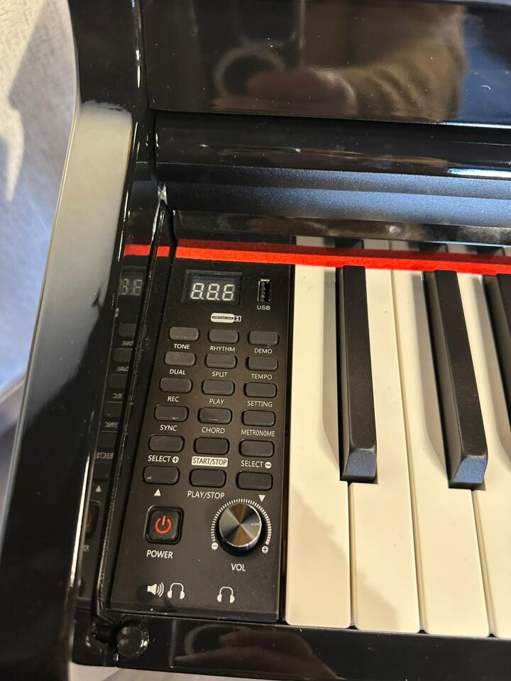 Rdp 120 LAKE SİYAH DİGİTAL PİYANO 88 HAMMER ACTİON TUŞ TABURE KULAKLIK