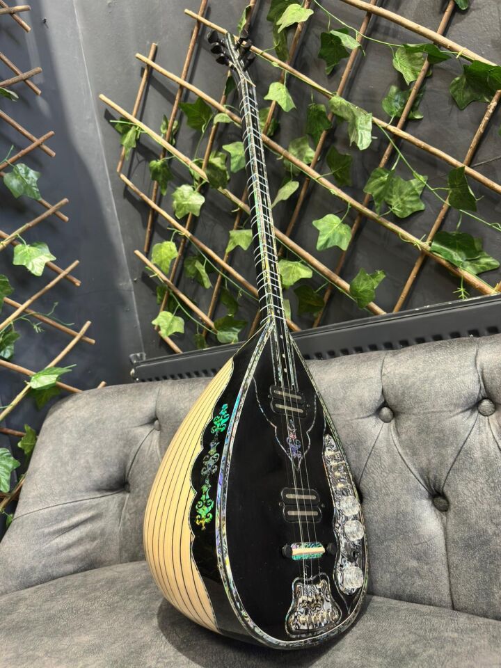 Krem-Siyah Profesyonel Elektro Bağlama